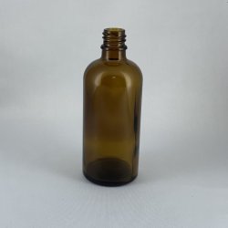 画像1: 茶色遮光瓶 100mL （キャップ別売）